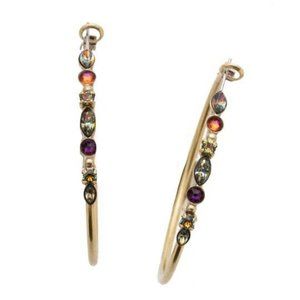 Mixed Media Hoop Earrings